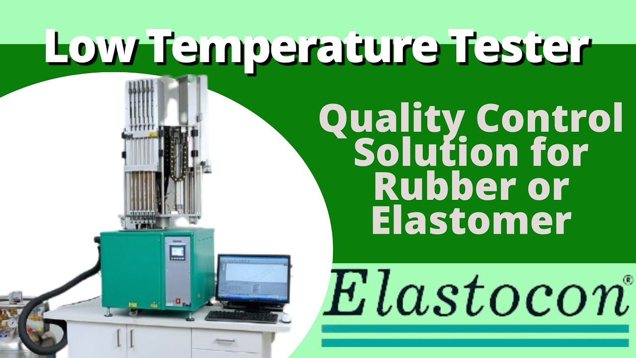 Low Temperature Testing of rubber - Webinar explanation of low temperature tester application