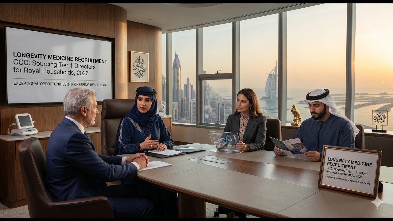 Longevity Medicine Recruitment GCC Sourcing Tier 1 Directors for Royal Households 2026