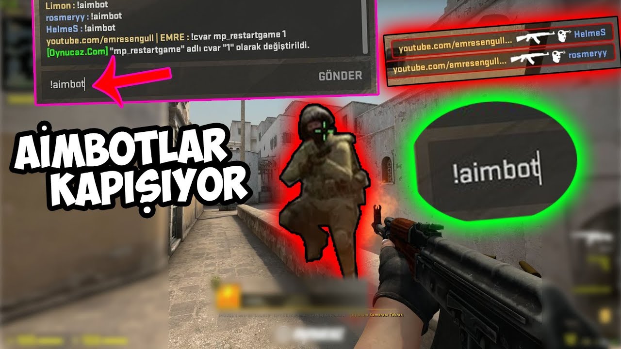 PATRON ÇILDIRDI ( 4 KİŞİ AİMBOT AÇTIK )