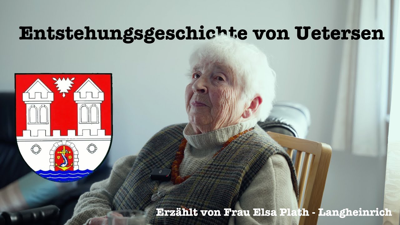 Uetersen - Entstehungsgeschichte, vorgetragen von Frau Elsa Plath - Langheinrich