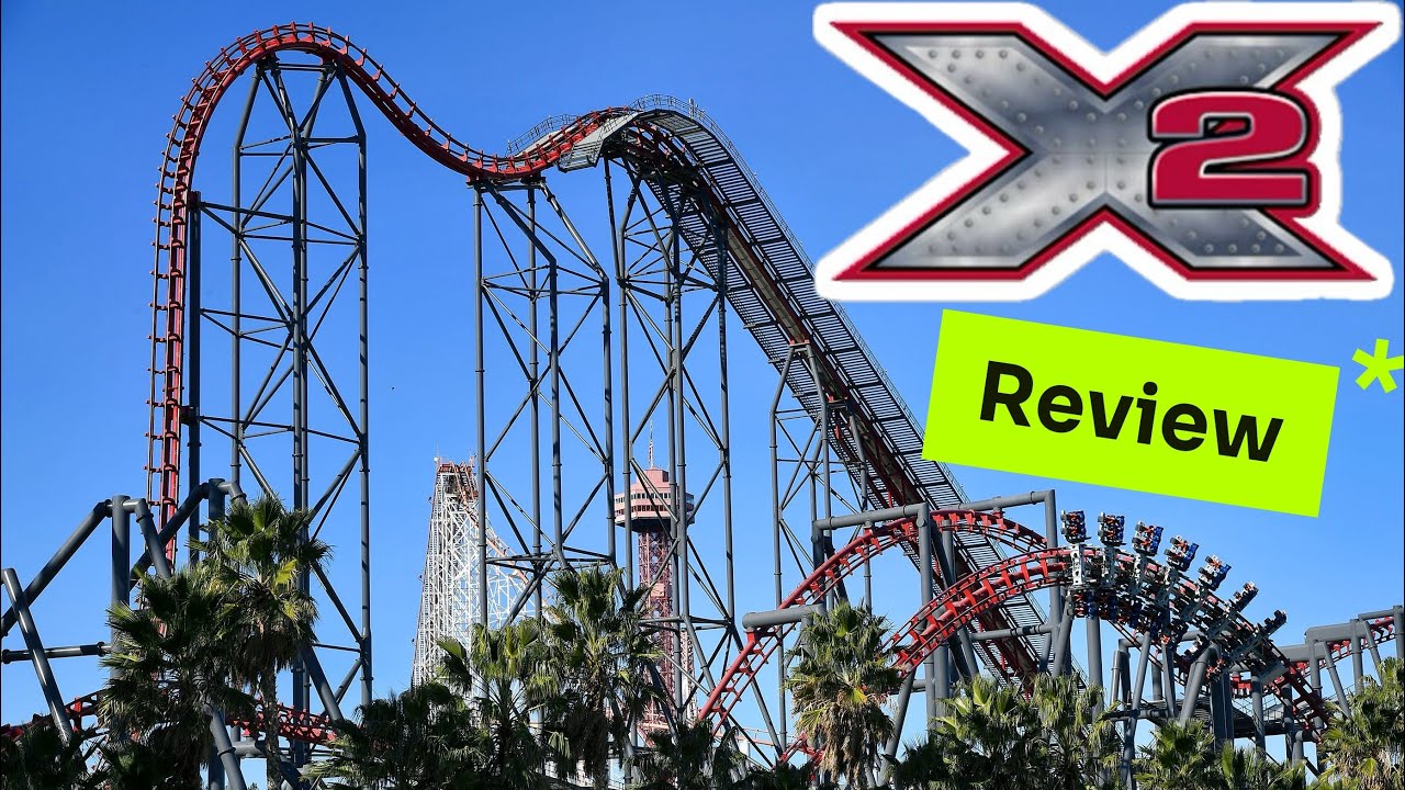 X2 Review, First 4 Dimensional Rollercoaster at Six Flags Magic Mountain
