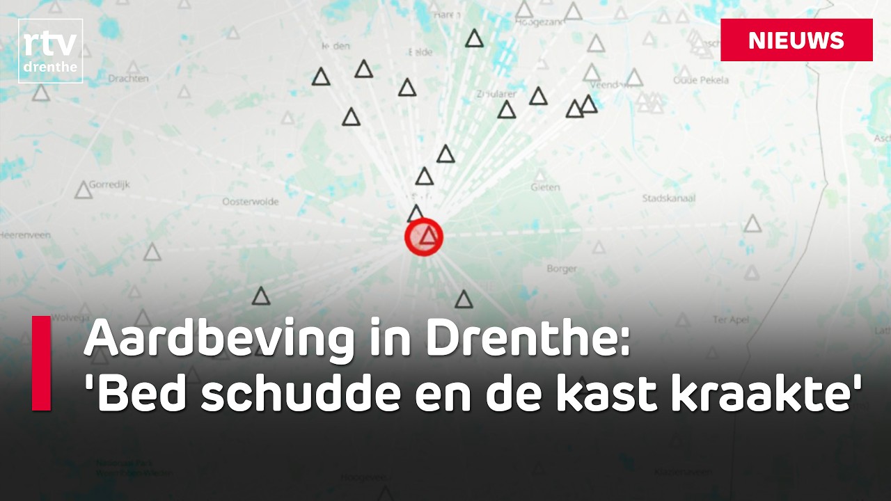 Aardbeving met kracht van 3.0 bij Eleveld, inwoners zijn erg geschrokken | RTV Drenthe