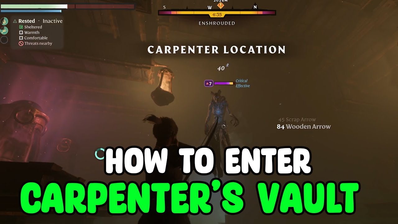 Enshrouded how to enter the carpenter ancient vault