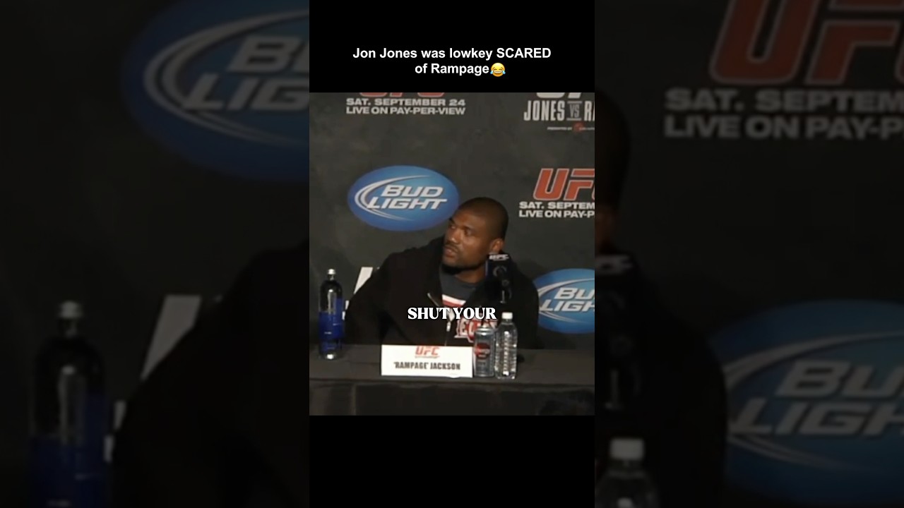 When Jon Jones Was SCARED Of Rampage Jackson