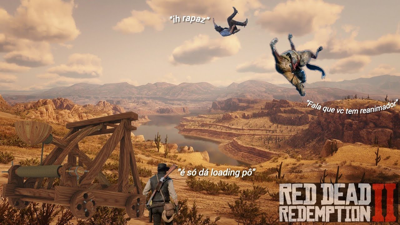 Red Dead Redemption 2 - O Glitch MALUCO da CATAPULTA