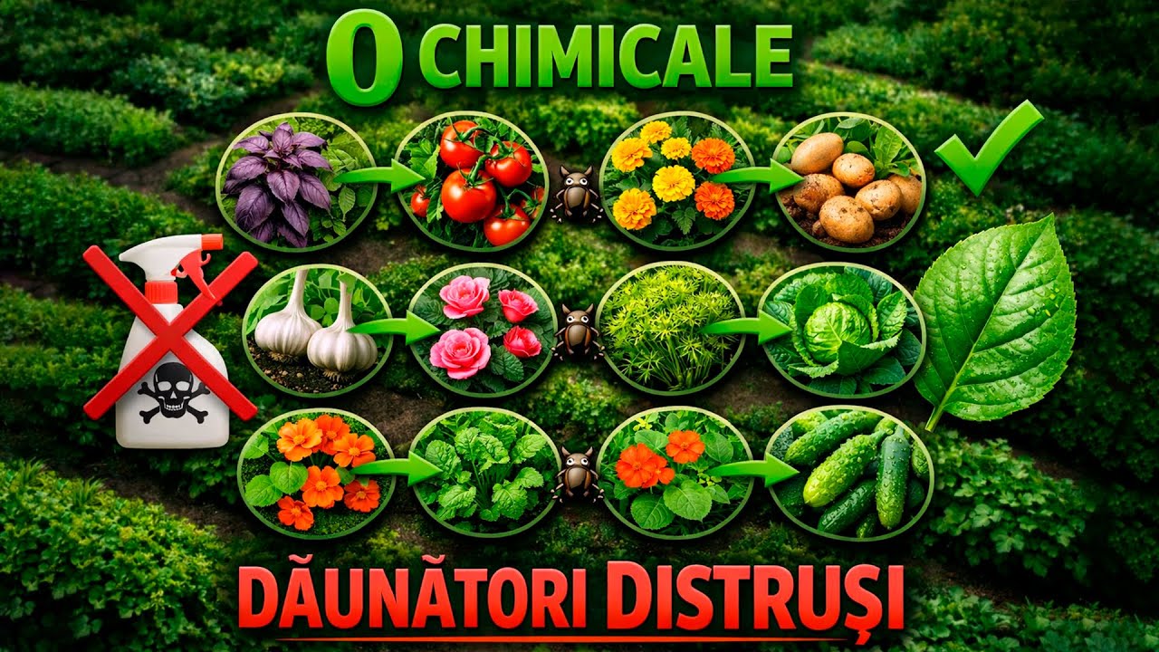 10 plante companion care distrug dăunătorii pentru totdeauna — fără chimicale