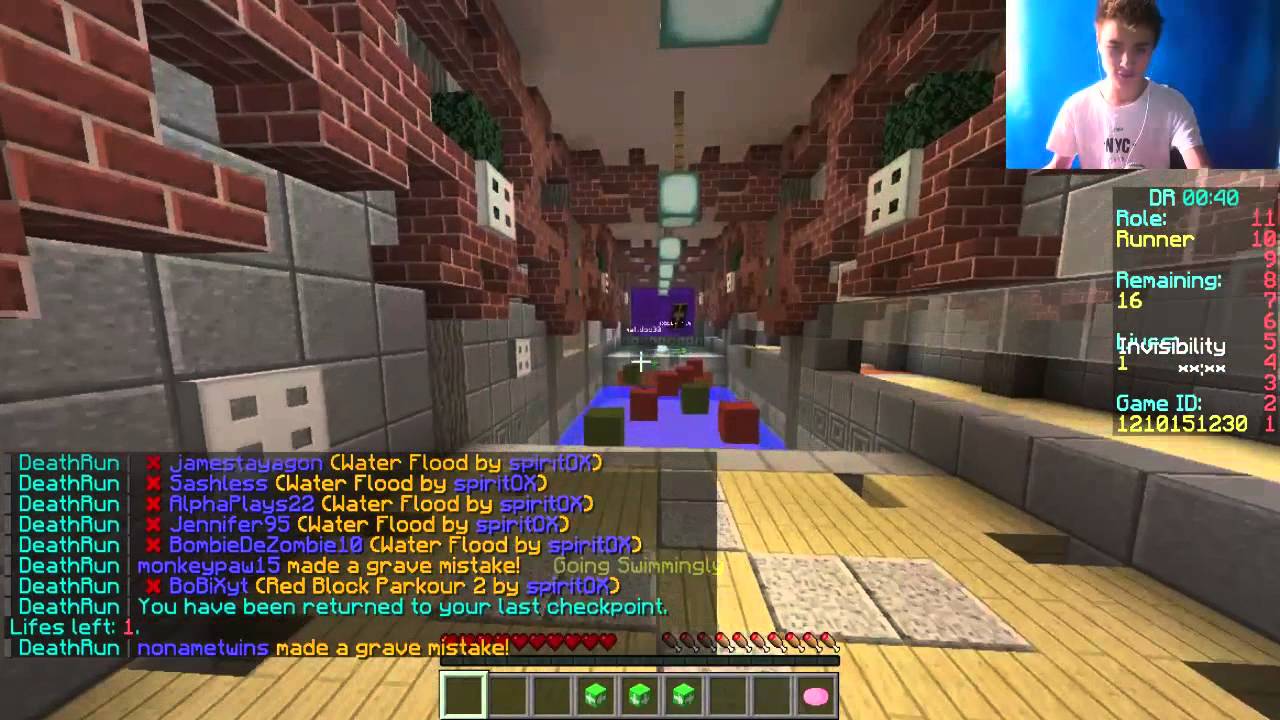 Minecraft Parkour - DeathRun #3 - RAGE QUIT