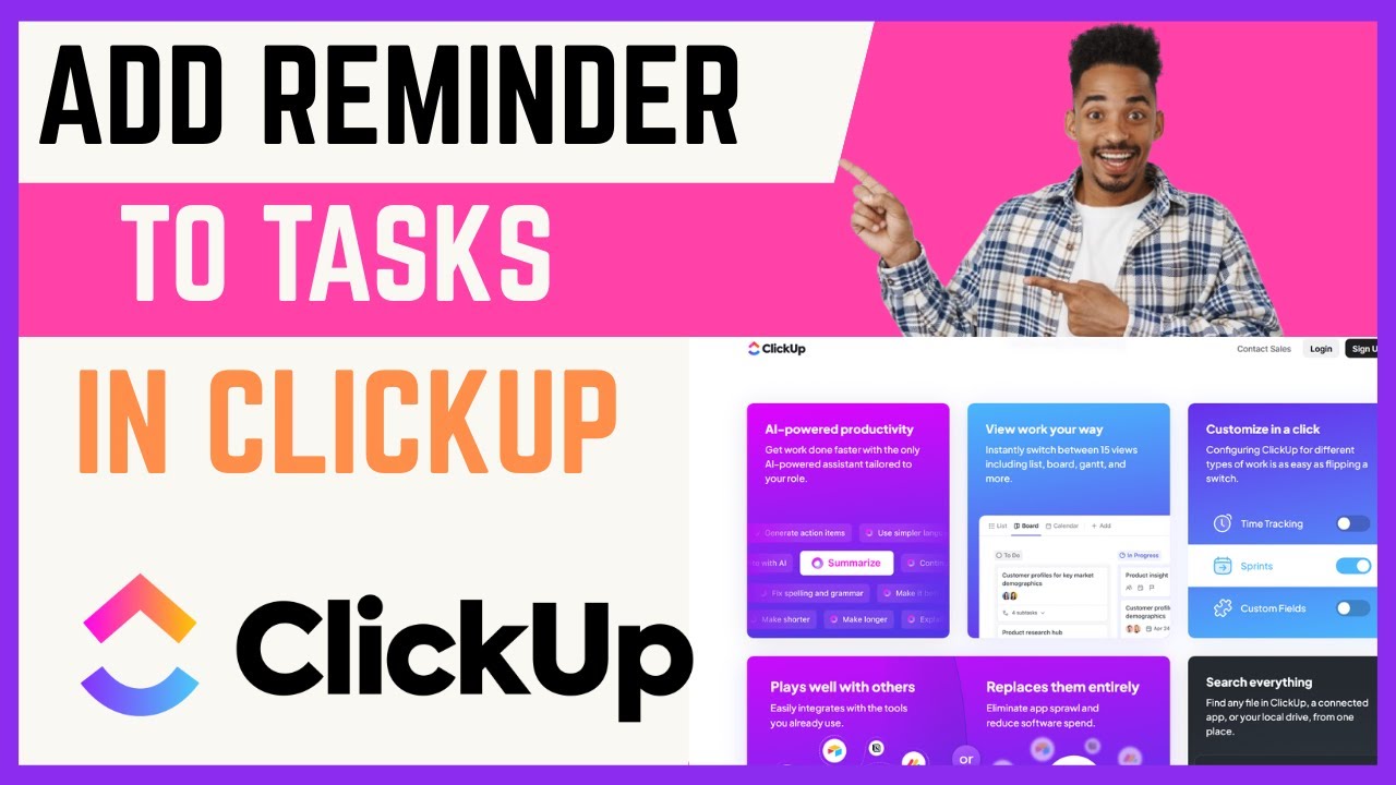 How To Add Reminder On Tasks In ClickUp