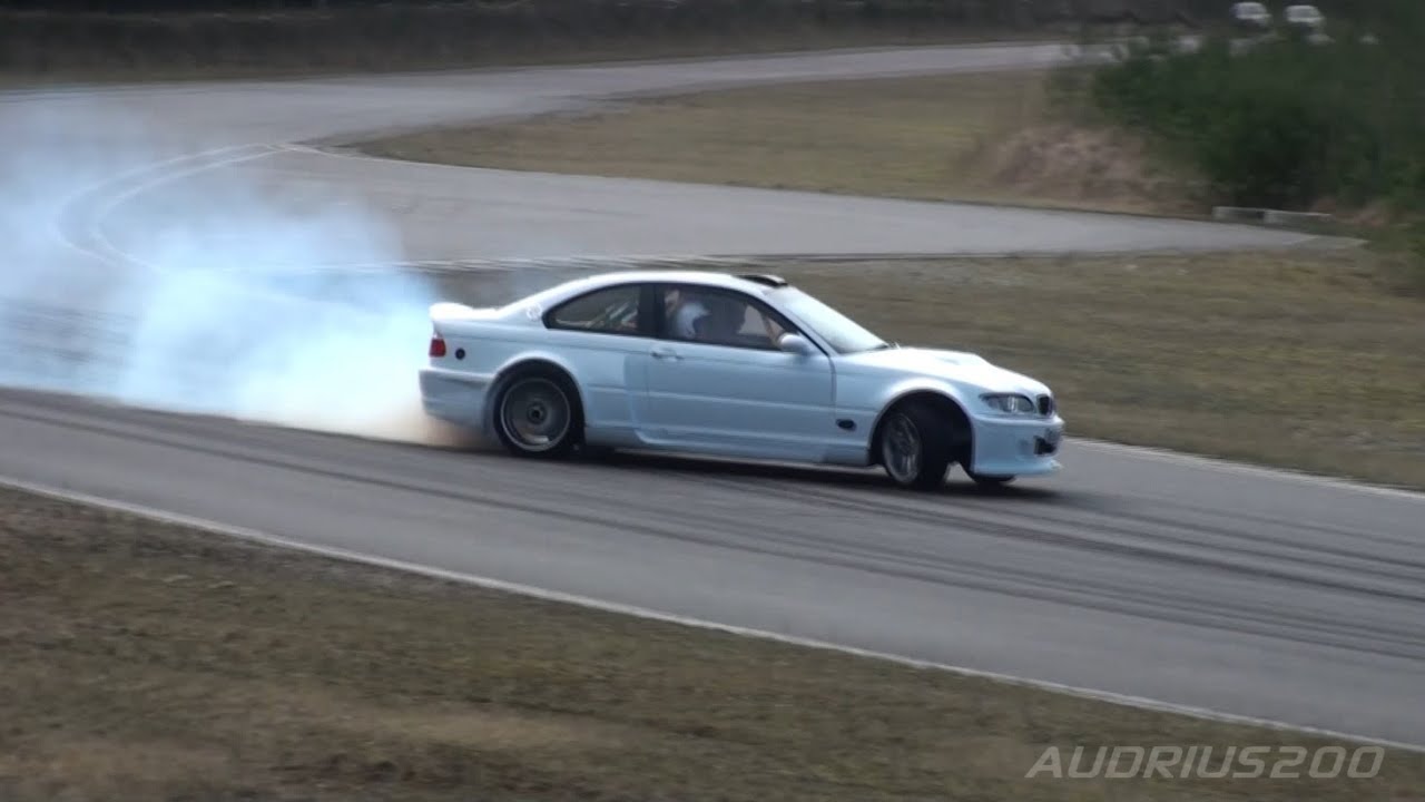 Ginetta GT tests and BMW M3 drift practice (Andrius Vasiliauskas)