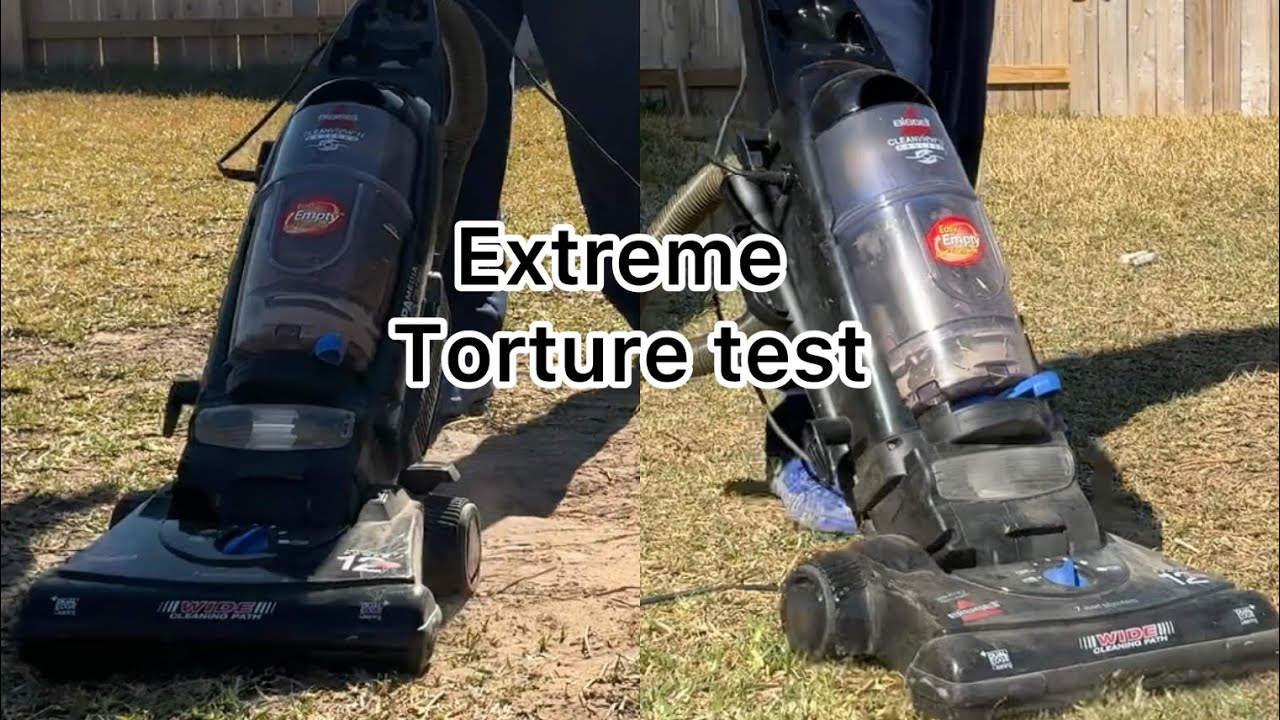 Huge torture test with the Bissell cleanview w bagless plus 