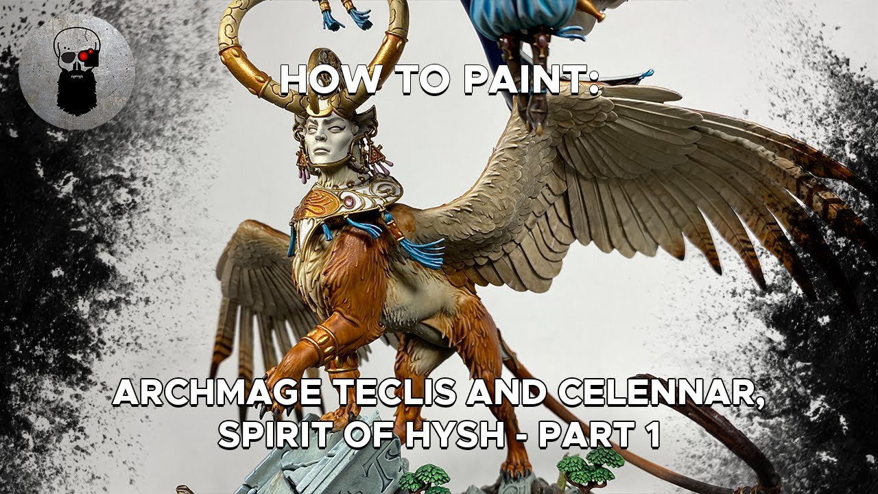 Contrast+ How to Paint: Archmage Teclis and Celennar, Spirit of Hysh – Part 1