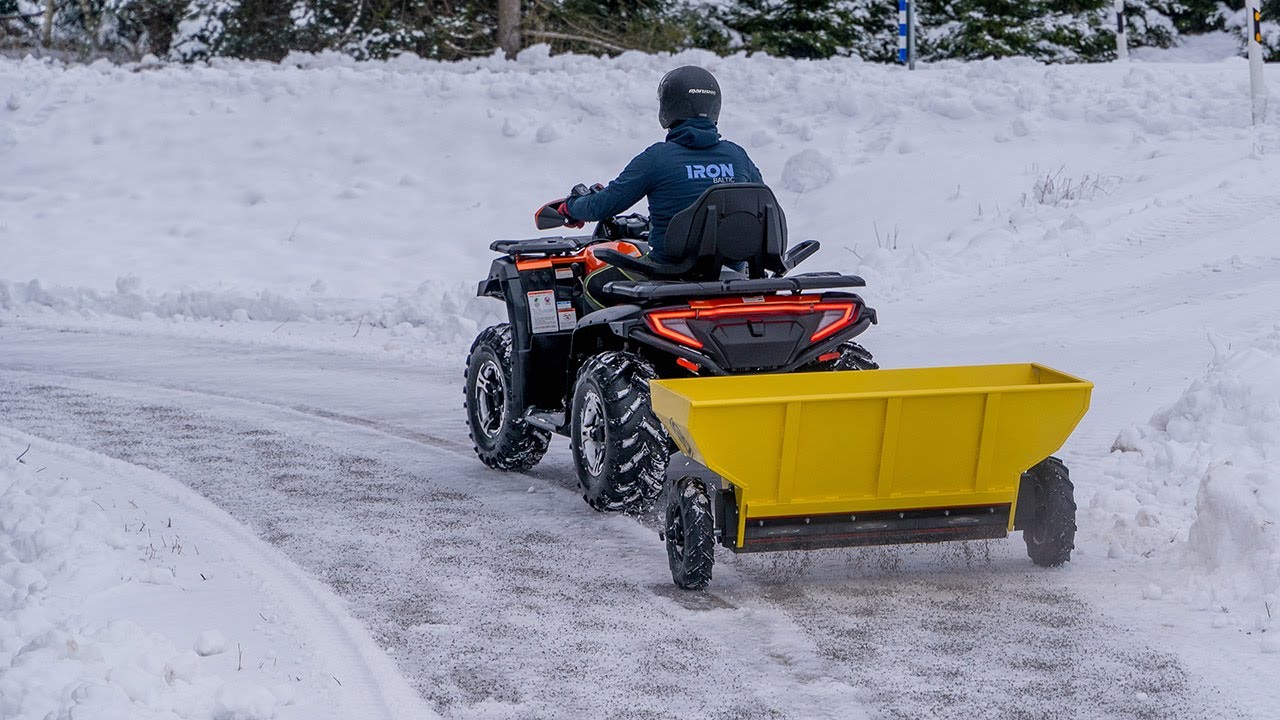 Tow-Behind SAND SPREADER G2 500 PRO / GRAVEL GRITTER ( ATV & UTV Accessories )