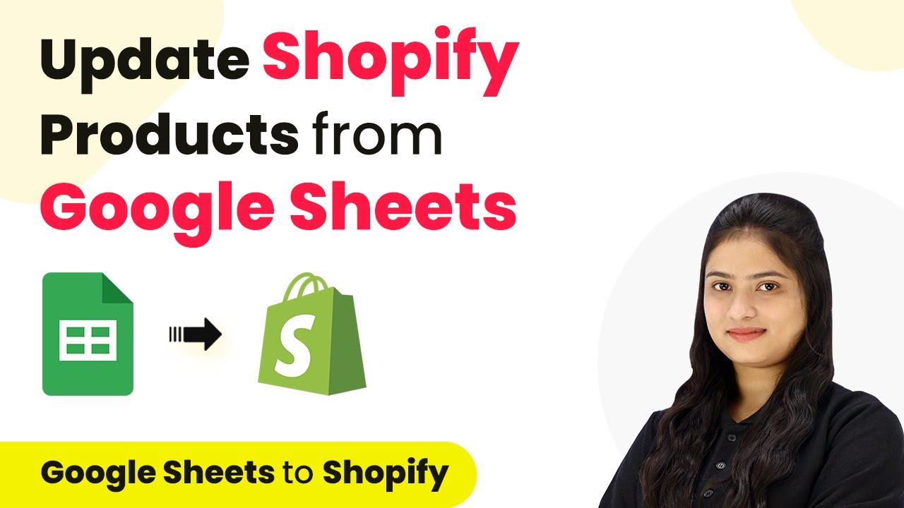 How to Update Shopify Product from Google Sheets