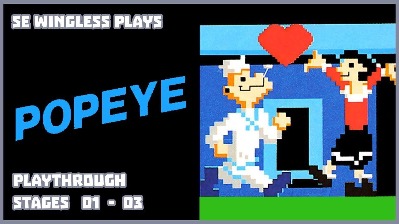 Popeye (NES) Playthrough