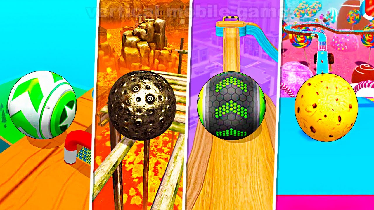 Rollance Adventure Balls vs Going Balls vs Candy Ball Run vs Sky Rolling Balls - Squid Race Who Win
