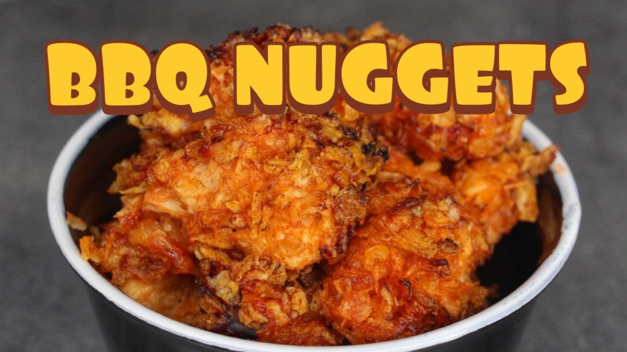 BBQ Nuggets - GRILLED CHICKEN WITH BBQ-CHIPS CRUST - english BBQ-Video - 0815BBQ