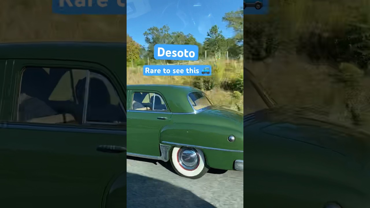 🚗 Rare stunning Desoto Classic car! 🌟#DesotoClassic #VintageVehicles #ClassicCar #desoto #cars