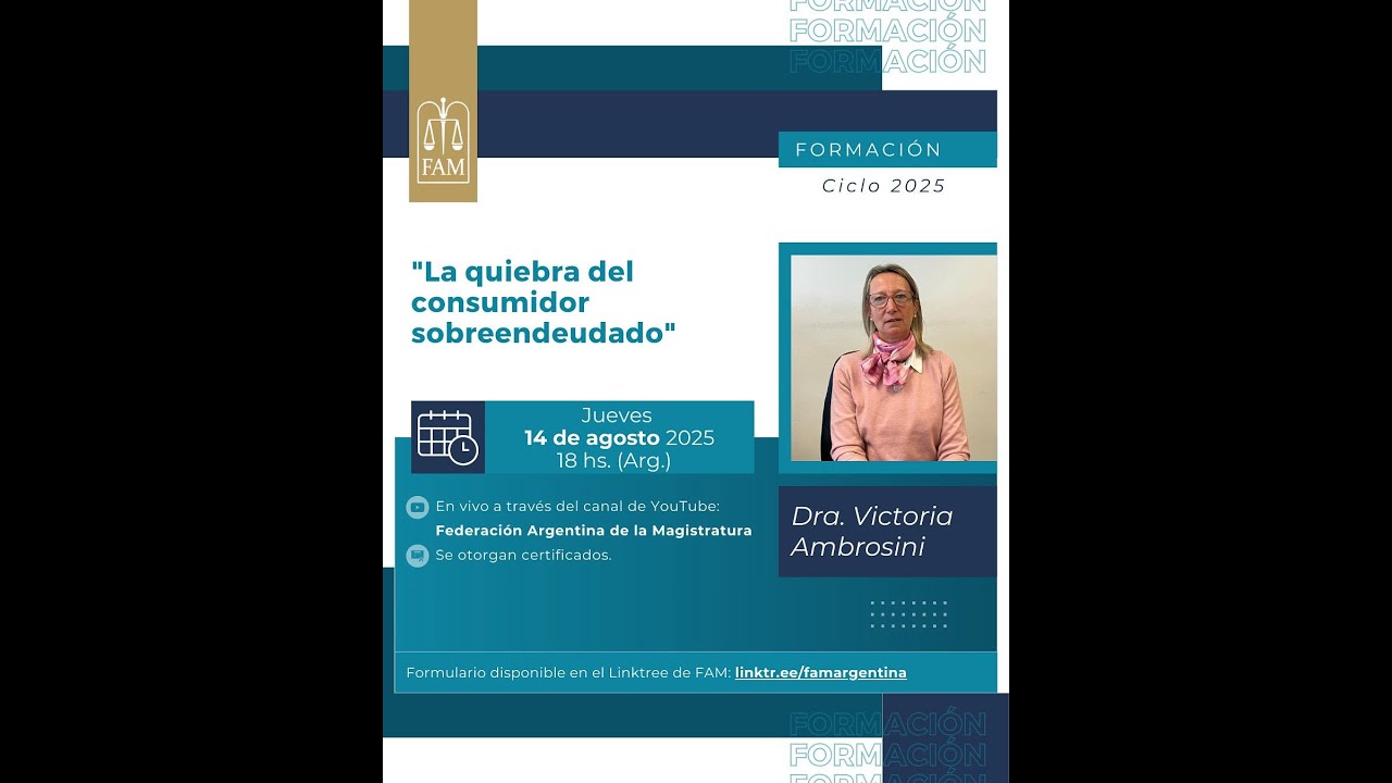 Dra. Victoria Ambrosini- La quiebra del consumidor sobreendeudado.