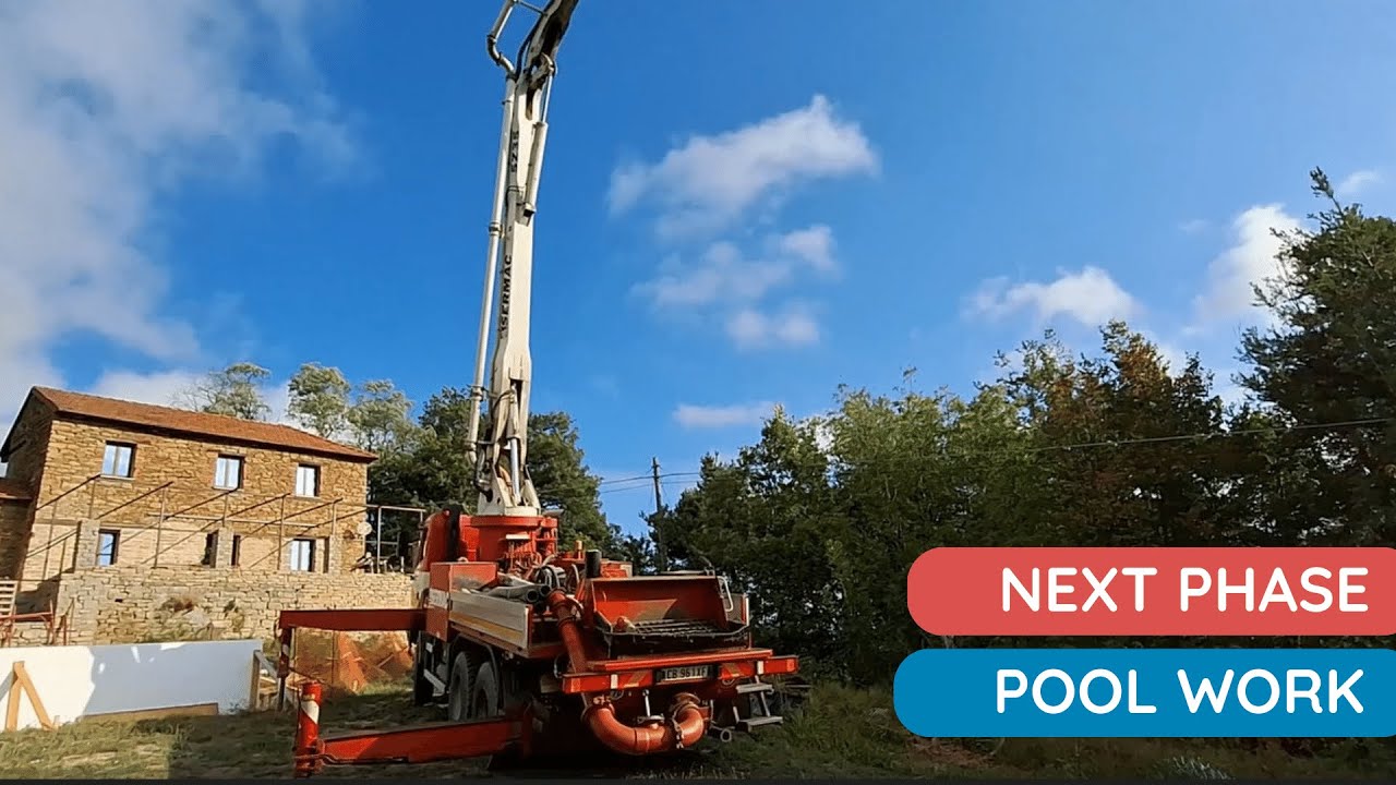 #23 Next phase for the pool | Renovation of Italian farmhouse and barns