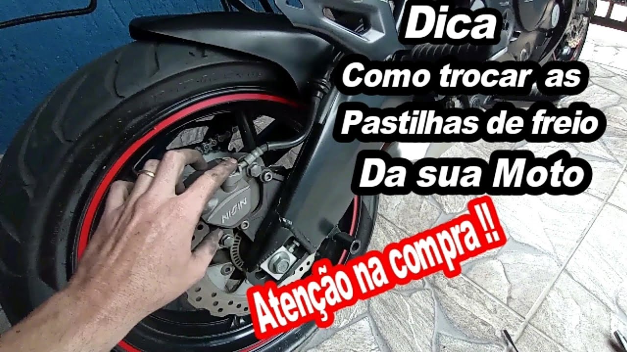 Como trocar as pastilhas de freio da sua moto dica fácil e muita atenção na compra das pastilhas