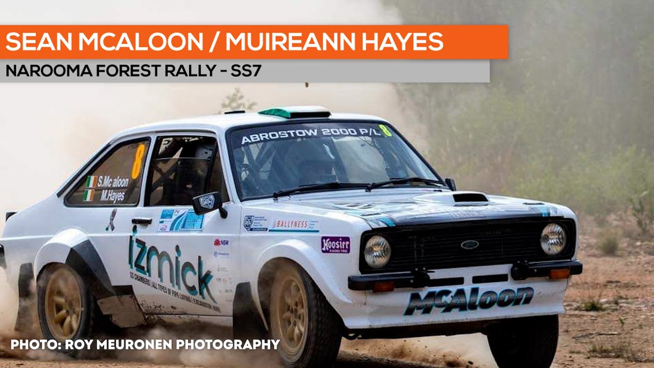 Ford Escort Mk2 Onboard - SS7 Narooma Forest Rally - McAloon/Hayes