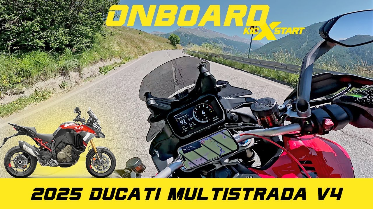 Onboard | 2025 Ducati Multistrada V4 Pikes Peak in the Alps