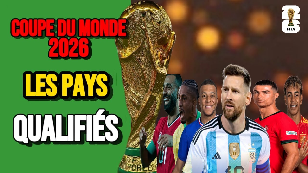 liste des pays qualifiés pour la coupe du monde 2026