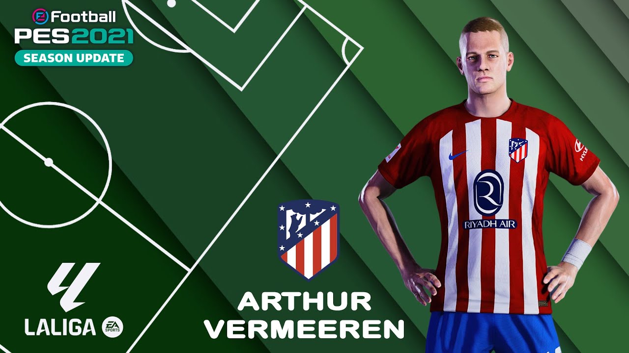А. ВЕРМЕЕРЕН лицо+статистика (Атлетико Мадрид) Как создать в PES 2021