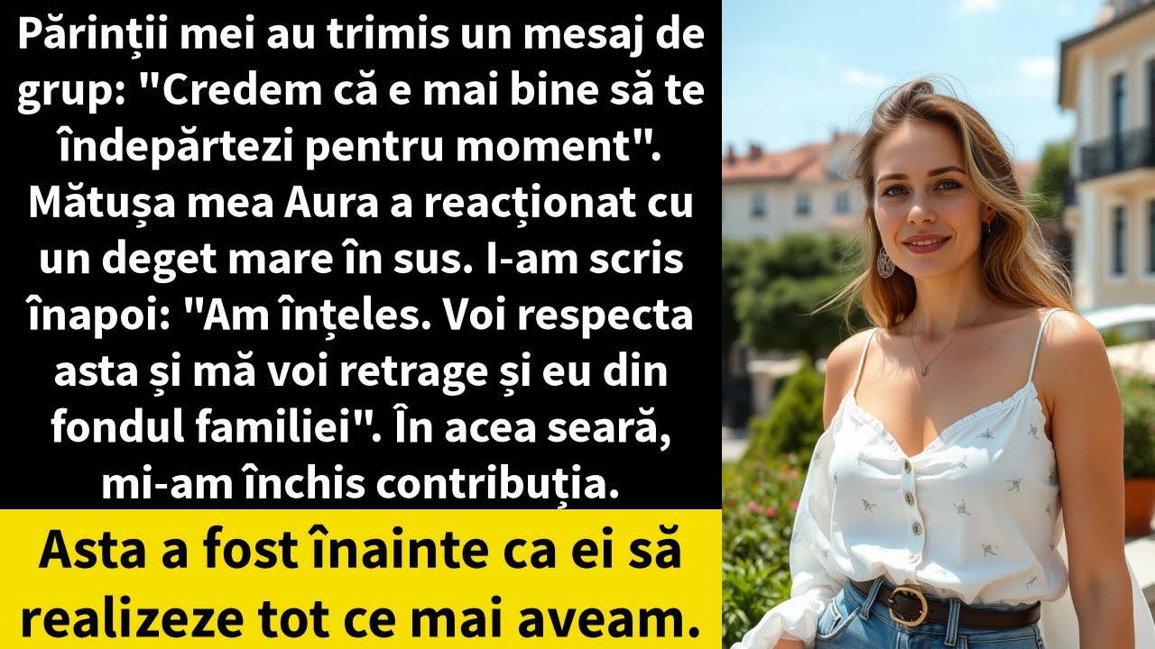 Părinții mei au trimis un mesaj de grup: 