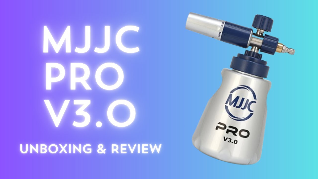 MJJC Foam Cannon PRO V3.0 — обзор и демонстрация