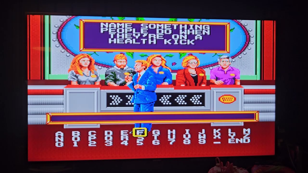 I play as Nancy M on Family Feud for the SNES