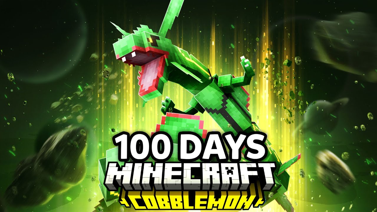 I Spent 100 DAYS as a LEGENDARY TRAINER in Pokémon Minecraft Vs My Rival! (Duos Cobblemon)