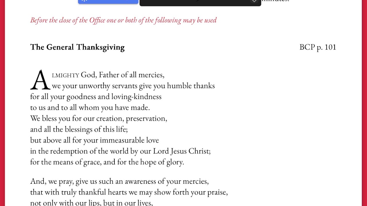 Morning Prayer: Monday 2/24
