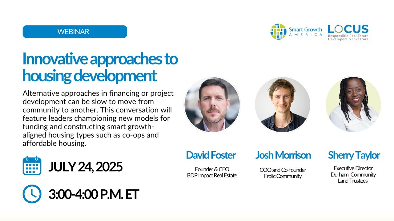 Webinar: Innovative approaches to housing development