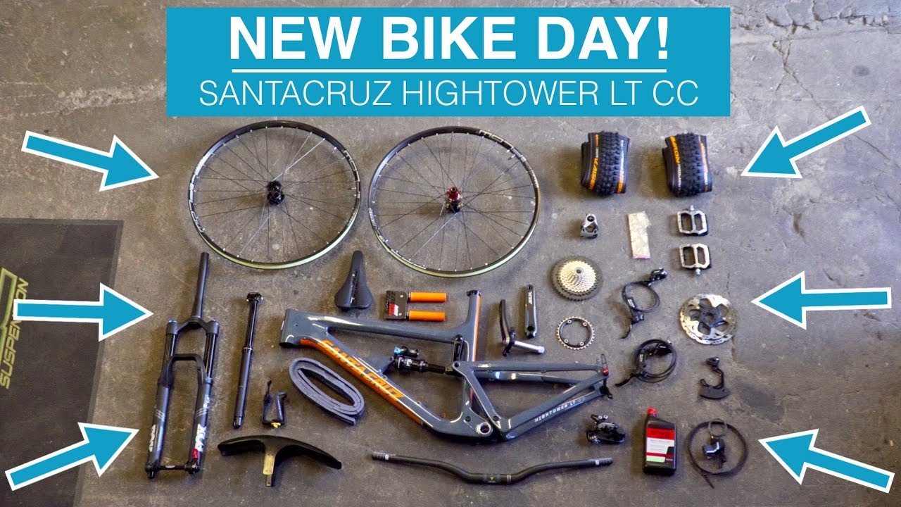 NEW BIKE DAY! Building my Santacruz Hightower LT - Day 1