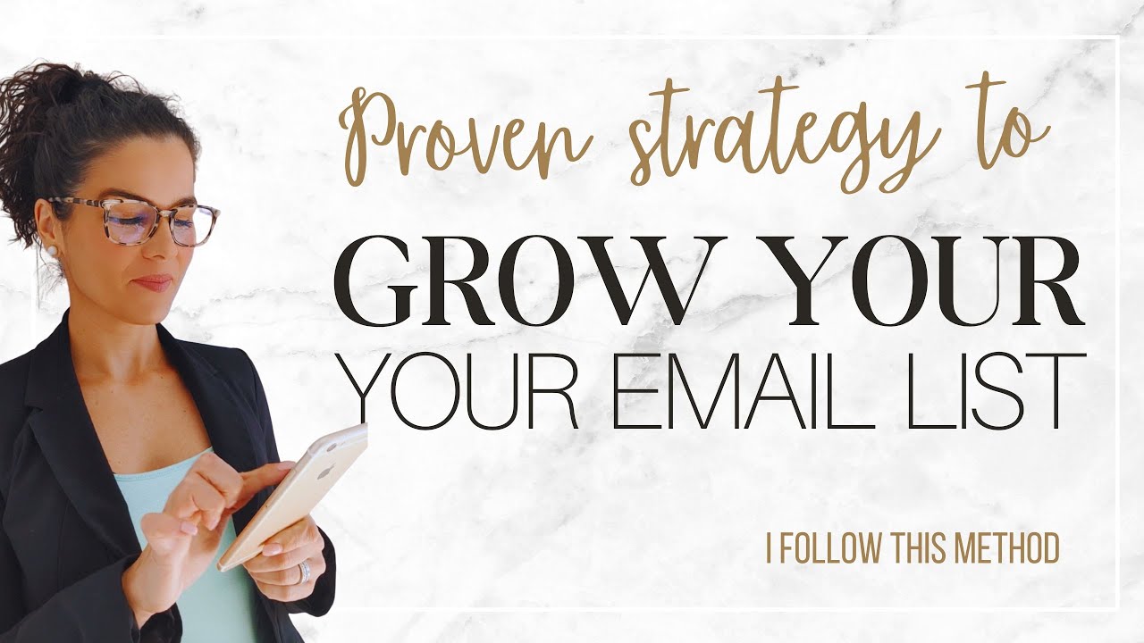 👉 Simple strategy to grow your email list - I follow the same!