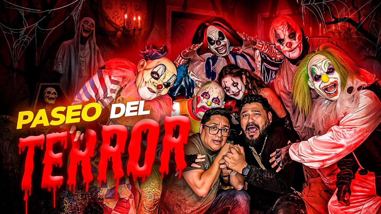 ⚠️fuimos al PASEO DEL TERROR 😱con PAYASOS TENEBROSOS 🤡