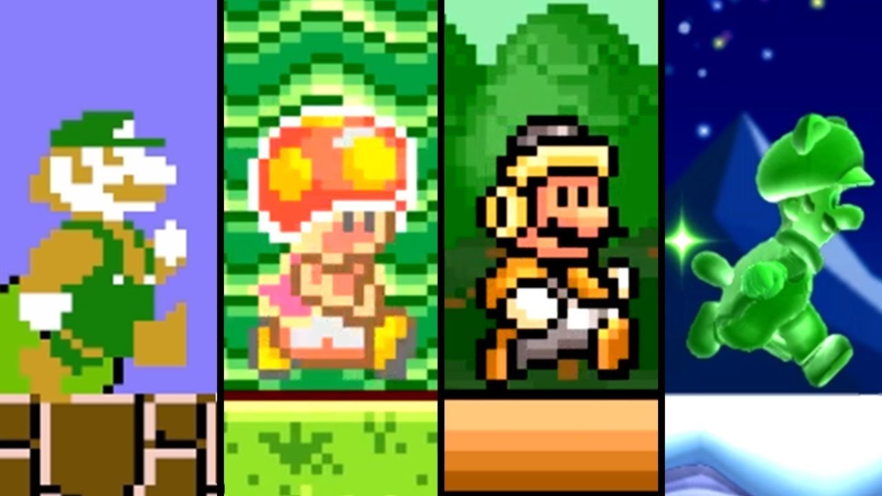 Evolution of Strongest Power-Ups in 2D Super Mario Games (1985-2019)