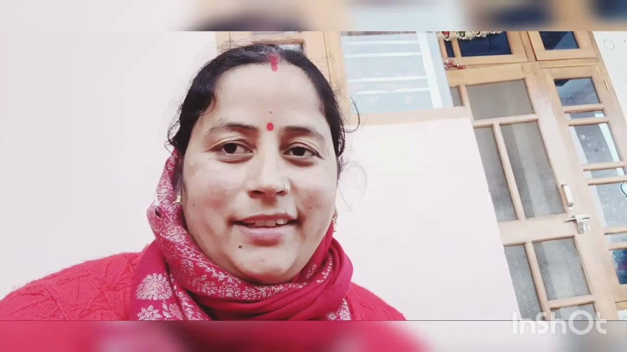 आज आए मेरी मम्मी लोग धारी देवी से घर