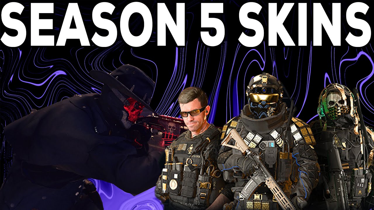 MW2 SEASON 5 BlackCell Battlepass Skins and Bonus - BUNDLES and Skins Season 5 Velikan, Mace, Gaves