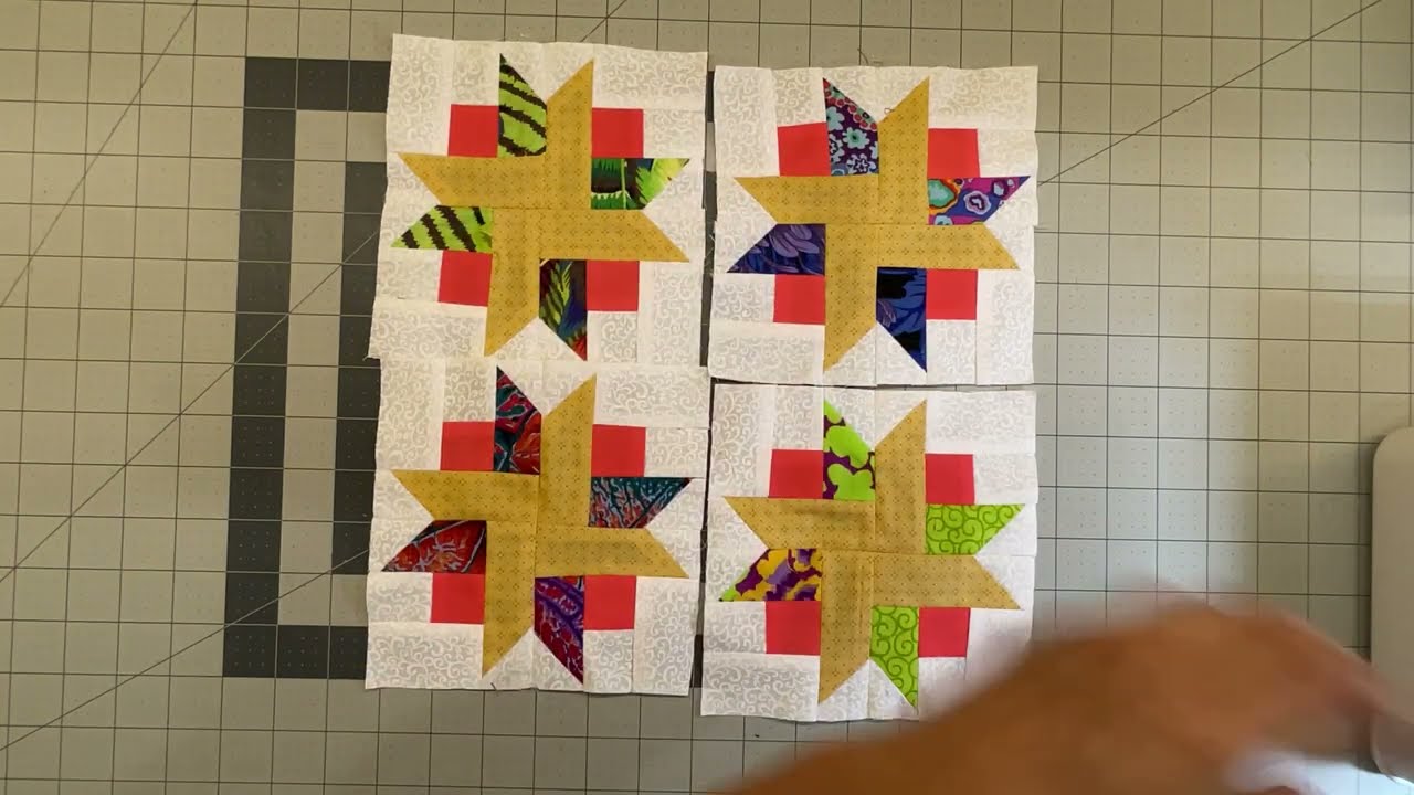 ESTRELLA DE PRIMAVERA - SPRING STAR QUILT BLOCK
