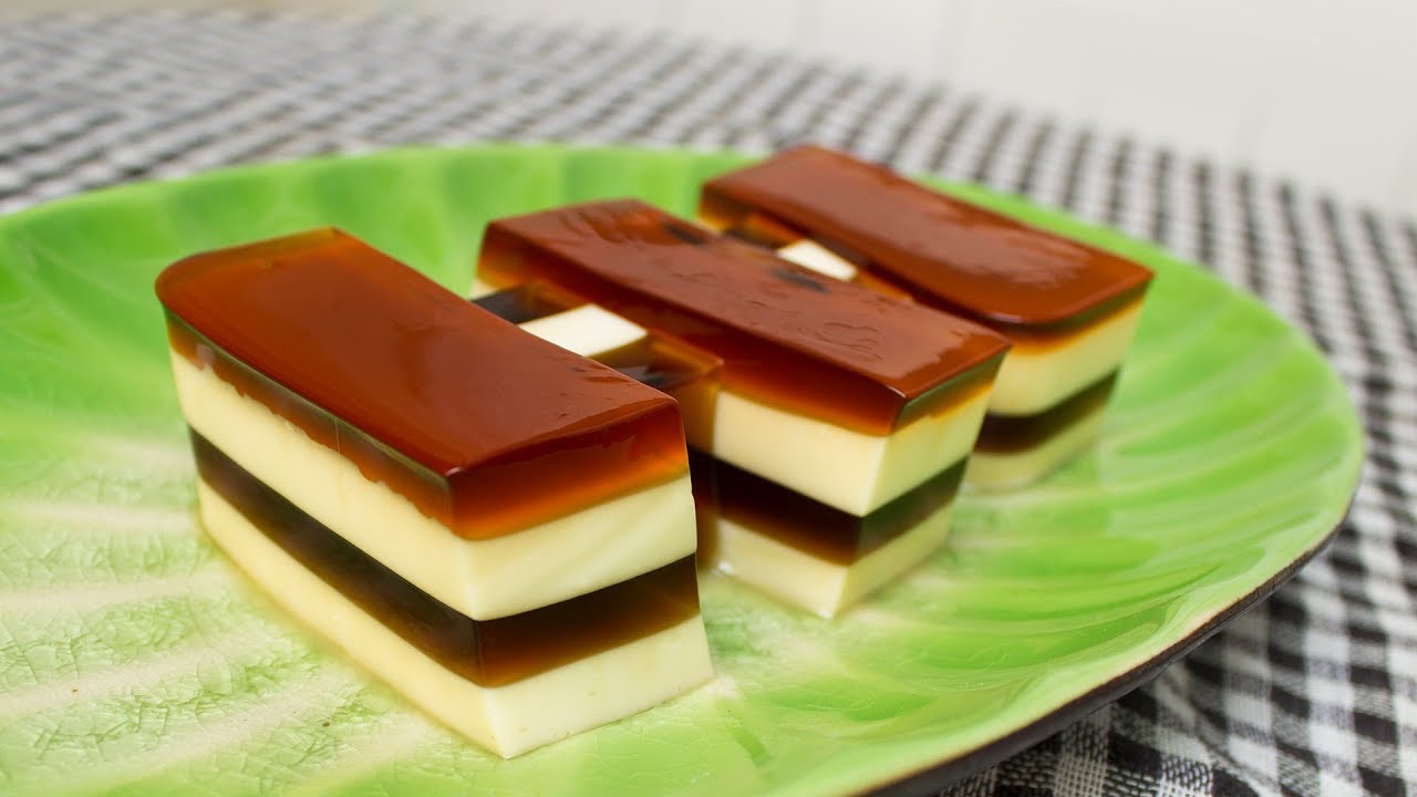 4 BƯỚC LÀM RAU CÂU FLAN CHEESE PHÔ MAI NHIỀU LỚP TẠI NHÀ | FLAN CHEESE JELLY - CKK