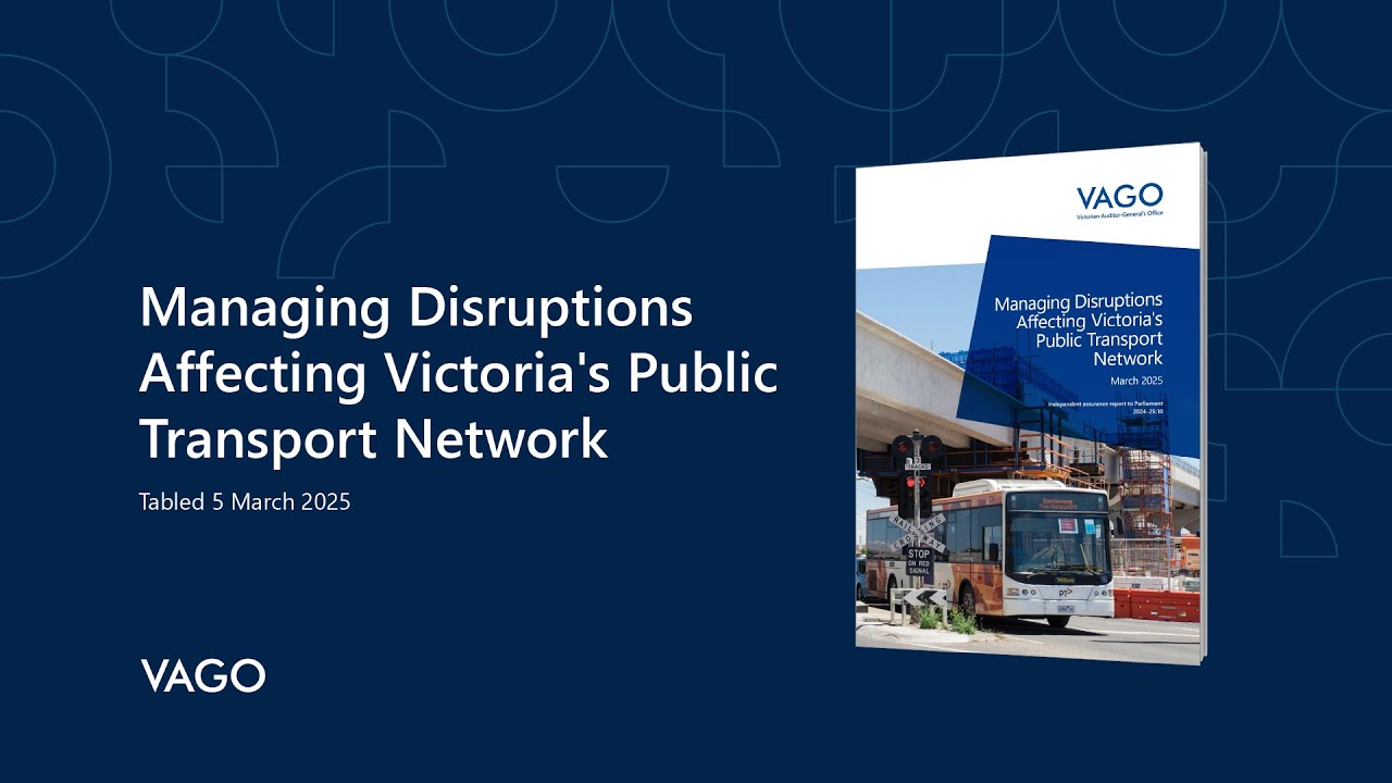 Managing Disruptions Affecting Victoria's Public Transport Network