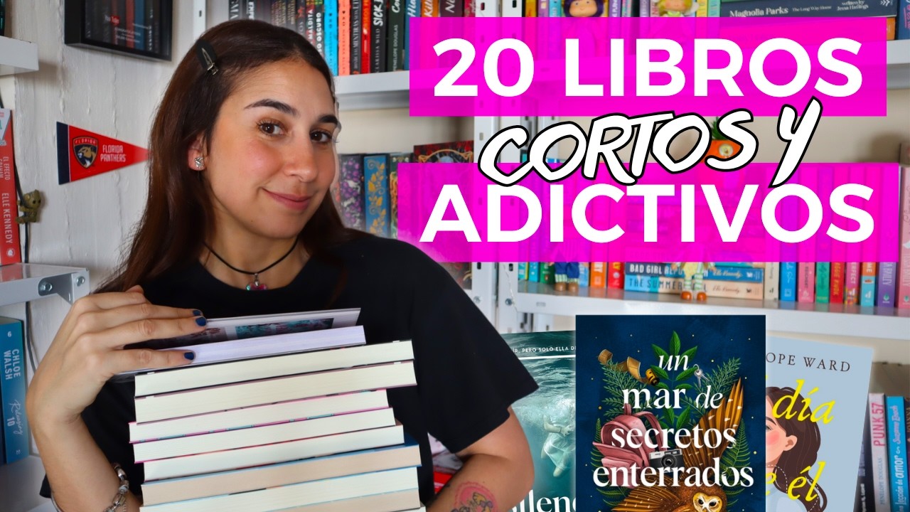20 Libros cortos y adictivos que vas a devorar en un fin de semana 🔥