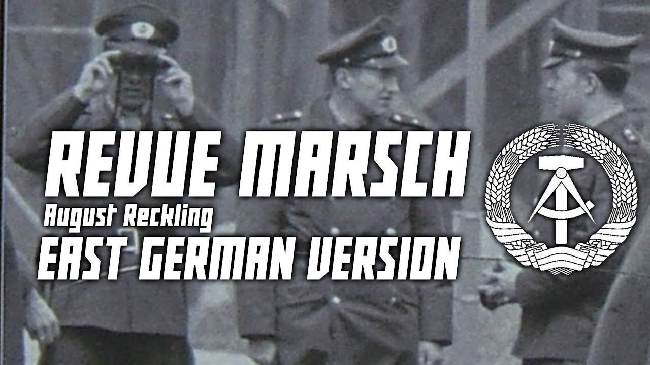 German March | Revue Marsch (AM ll, 258) [1886] | East German Version #2 (AI Colorized)
