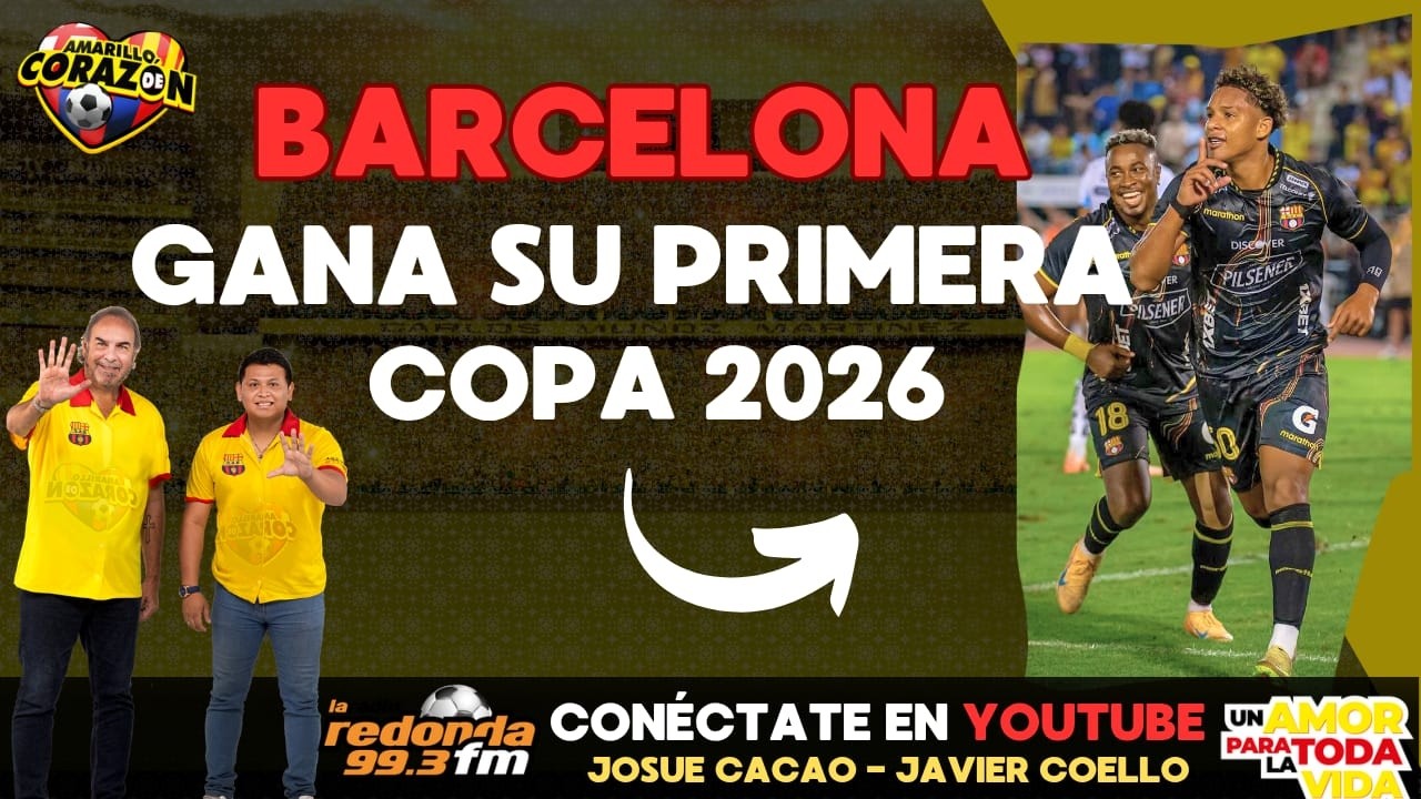 🔴 EN VIVO / BARCELONA GANA SU PRIMERA COPA 2026  - AMARILLO DE CORAZÓN /  05 DE FEBRERO 2026