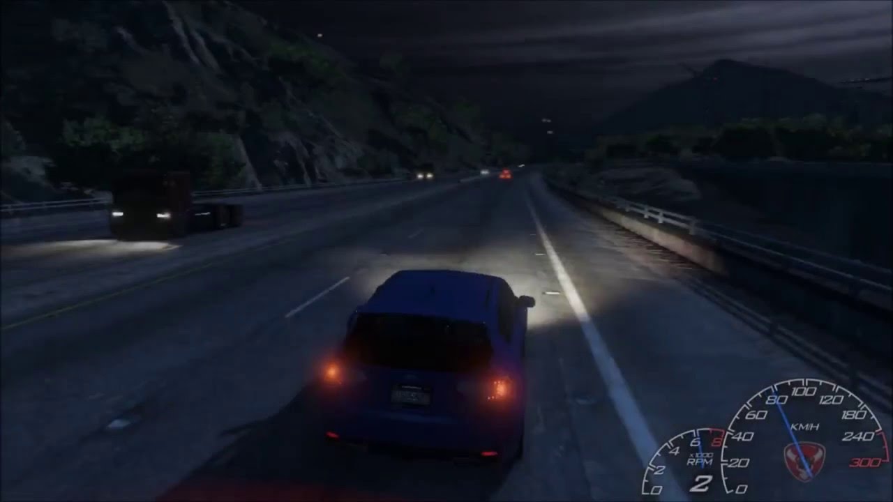 Subaru Impreza WRX STI - Highway Pull (GTA5 Clip)