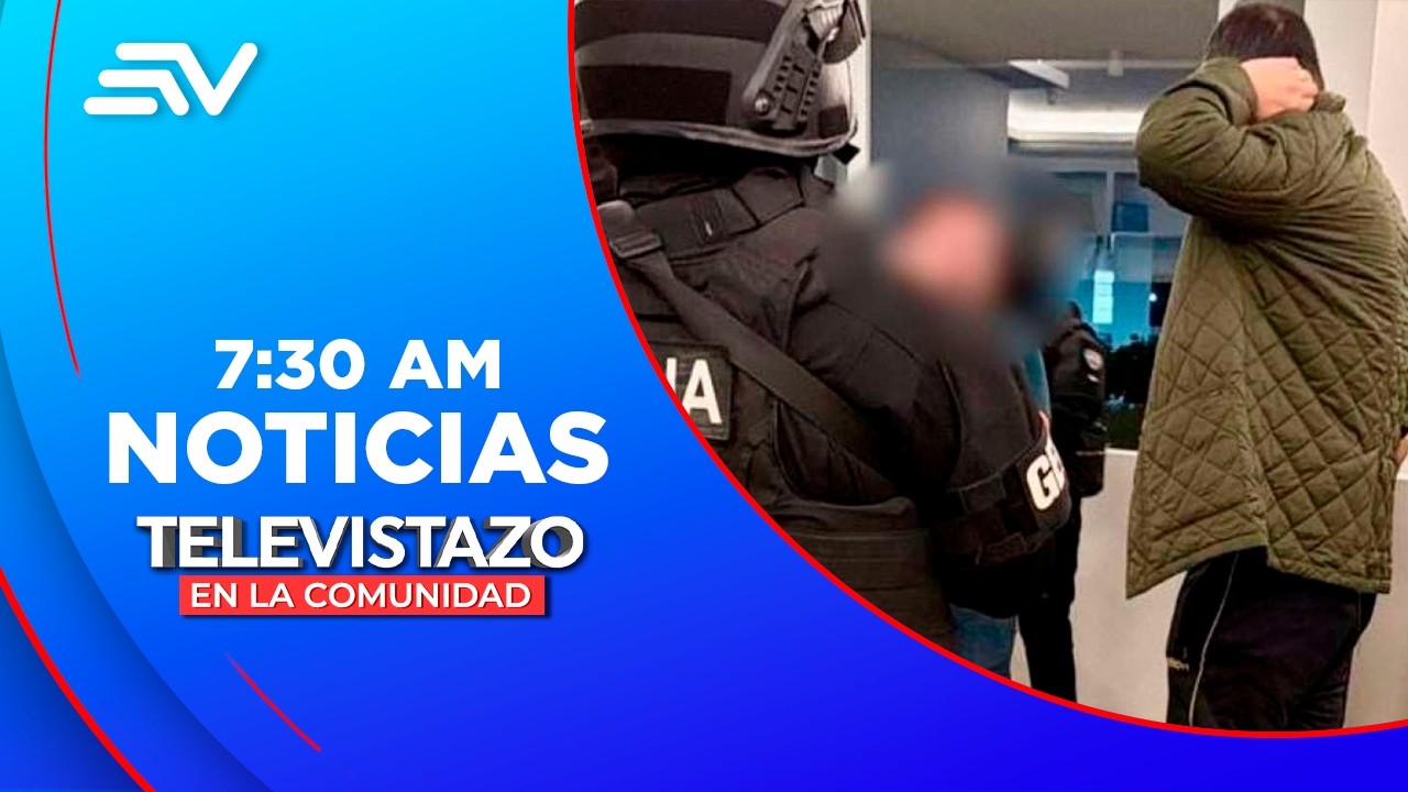 El Alcalde Aquiles Álvarez y sus dos hermanos fueron llevados a Quito | Televistazo | Ecuavisa