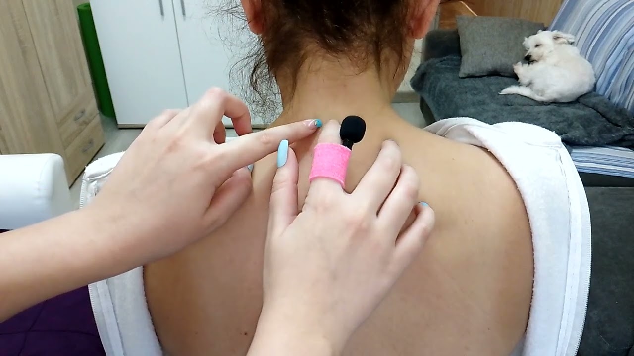 Back Inspection ASMR //Great Remedy for stress //