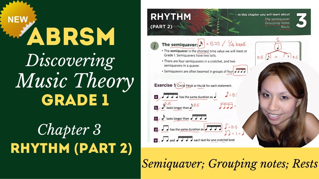 ABRSM Music Theory - 'Discovering Music Theory' Grade 1 Ch.3 'Rhythm 2' Walkthrough Sample